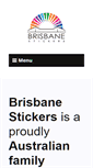 Mobile Screenshot of brisbanestickers.com